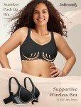 JoliComfy Wireless Push Up Bra for Women