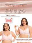 Seamless Wireless Push-Up Bra with Adjustable V Neck