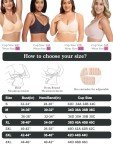 ANFITBOC Wireless Deep V Comfort Bras for Women
