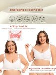 ANFITBOC Wireless Deep V Comfort Bras for Women