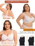 ANFITBOC Wireless Deep V Comfort Bras for Women