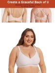 ANFITBOC Wireless Deep V Comfort Bras for Women