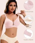 Wireless Push-Up Bralette with Deep V Neck