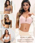 Wireless Push-Up Bralette with Deep V Neck