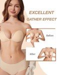 Sticky Bra Push Up: Strapless & Breathable 2 Pairs