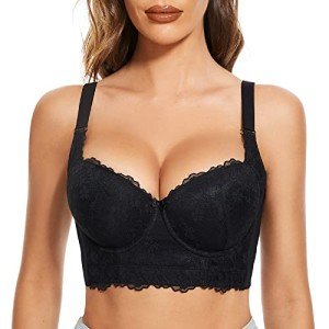 FallSweet Plus Size Lace Push-Up Bra, 38C