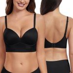 Wirefree Padded Push Up Bralette - Lightly Black