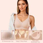 2 Pack Women's Seamless Wire-Free Comfort Bras