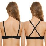 WingsLove Plunge Push-Up Bra for Women