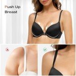 WingsLove Plunge Push-Up Bra for Women