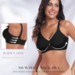 Ganado Women's Wireless Seamless Push-Up Bra - Black