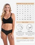 HOFISH Seamless Nursing Bras: Comfort 3-Pack, Large