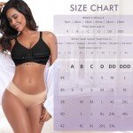 Ganado Women's Wireless Seamless Push-Up Bra - Black