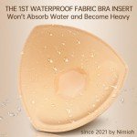 Waterproof Push-Up Bra Pads - 3 Pairs
