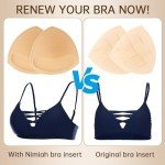 Waterproof Push-Up Bra Pads - 3 Pairs