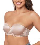 Supportive Multiway Push-Up Strapless Bra - Beige 32C