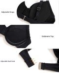 Push-Up Underwire Bikini Top for Women - Black
