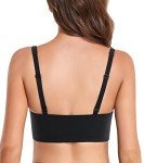 DotVol Plus Size Wireless Push Up Plunge Bra