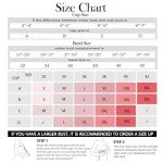 OEAK Women's Wireless Push-Up Bra in Grey