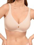 LUCKMEEY Women's No Underwire Wireless Seamless Bra