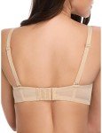 WingsLove Wireless Strapless Padded Bra, Light Nude