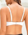 Tempt Me White Underwire Push Up Bikini Top