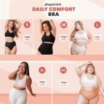 Wirefree Everyday Bras for Women - Black Shapermint