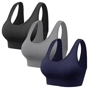Vinfact Women's Wireless Sports Bra 3-Pack