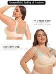 Wireless V Neck Seamless Bralette with Extender