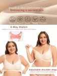 Wireless V Neck Seamless Bralette with Extender