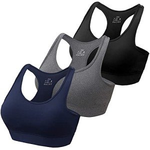 Wireless Workout Bras for Women with Removable Pads