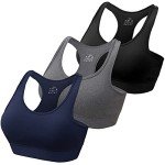 Wireless Workout Bras for Women with Removable Pads
