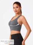 Wireless Workout Bras for Women with Removable Pads