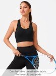 Wireless Workout Bras for Women with Removable Pads