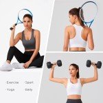 Wireless Workout Bras for Women with Removable Pads