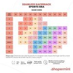 Seamless Wireless Sports Bra for Women, Gray