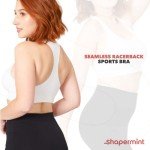 Seamless Wireless Sports Bra for Women, Gray