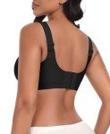 Ganado Wireless Full Coverage Seamless Padded Bra - Black
