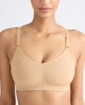 Knix Good to Go Wireless Seamless Bra - Warm Sand