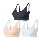Comfortable Wireless Bra Set for Women - 3 Pack
