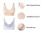 Comfortable Wireless Bra Set for Women - 3 Pack