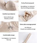 Wirarpa Women's Floral Wireless Full Coverage Bra