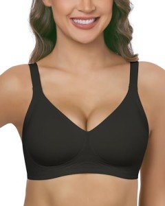 HORISUN Wireless Bralette for Women - Black