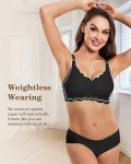 No Underwire V Neck Wireless Bralette for Women