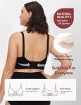 HOFISH 2-Pack Wireless Full Coverage Seamless Bras