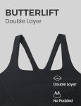 Butterlift Double Lined Square Neck Sports Bra
