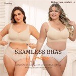Comfy Plus Size Wireless Sleep & Sports Bra