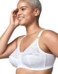 Wonderbra Women's Front Closure Wireless Bra - White