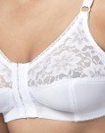 Wonderbra Women's Front Closure Wireless Bra - White