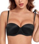 Push-Up Strapless Demi Bra with Multiway Options
